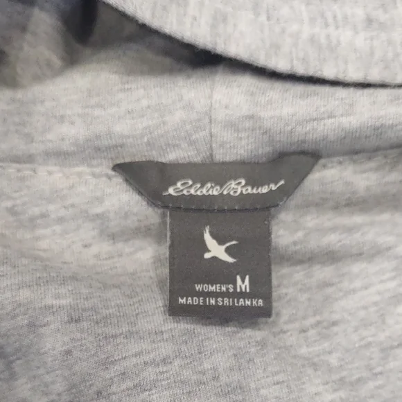 EDDIE BAUER Gray Plaid Hooded Jacket - Picture 8 of 17